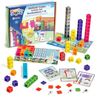 Счет Learning Resources Набор активностей "Numberblock от 1 до 10" с математическими кубиками