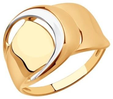 LUXOR JEWELRY LUXOR 018858_18.5_3.06 размер 18.5 вес 3.06 г золото, без вставок