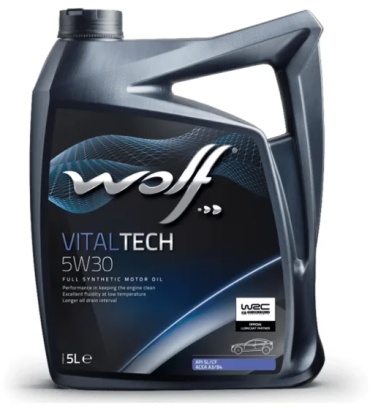 Синтетическое WOLF VITALTECH 5W-30 5 л