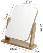 Зеркало настольное косметическое 18374076_264367045 25х22х8 см