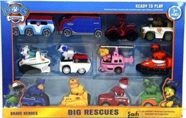 Ao Xie toys Щенячий патруль 7 см 12 шт