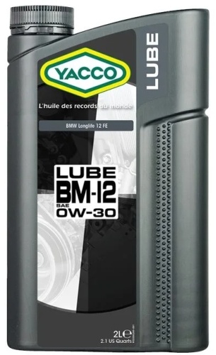 Синтетическое Yacco Lube BM-12 0W-30 2 л
