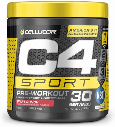 Cellucor C4 Sport Pre Workout Фруктовый пунш 270 г