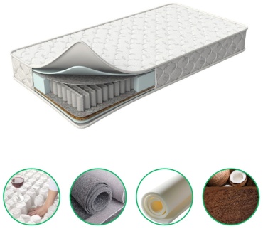 Матрас EcoSon Ortoped Optima, 95x200x19 см