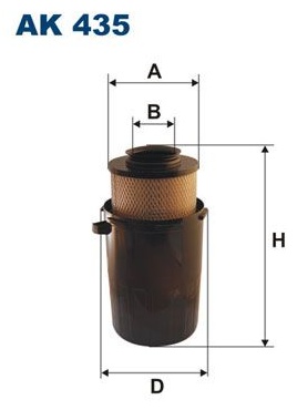 FILTRON Воздушный Фильтр AK435
