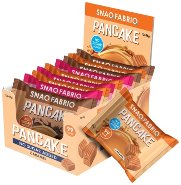 Snaq Fabriq пирожное протеиновое Pancake ассорти 10 шт по 45 г