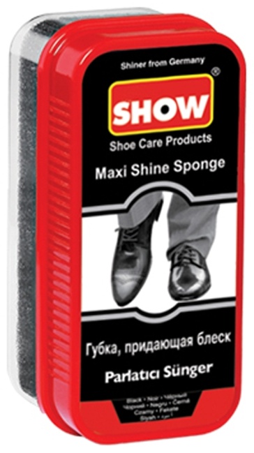 SHOW губка черный, Shoe Care Products Instant Shine Sponge