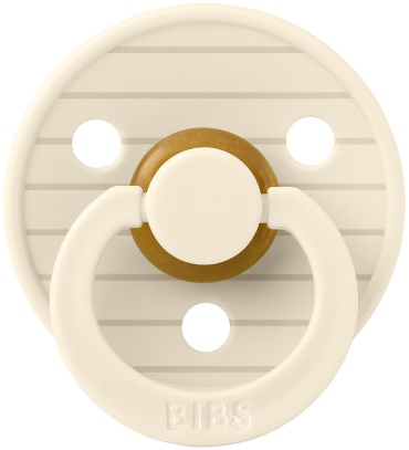 Пустышка BIBS Studio Colour Pin Ivory Vanilla 0+ месяцев, бежевый
