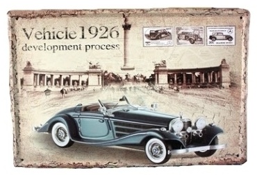 Retrofun металлическая Glossy Vehicle 1926 20x30 см