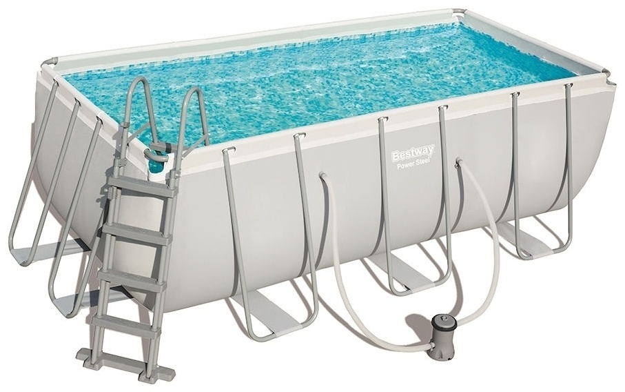Купить Бассейн каркасный Bestway Power Steel Frame 56456, 412x201x122 ...