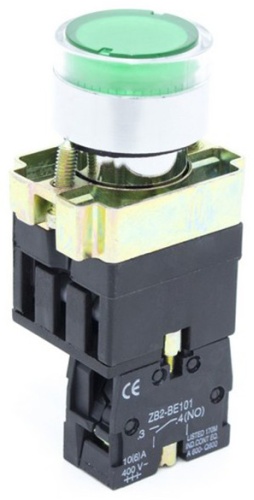 Deluxe кнопка XB2-BW3371 green, зеленый