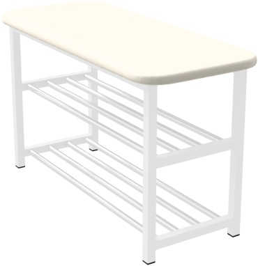 Обувница stulshop 100x30x40 см, металл, ДСП