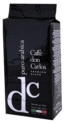 Кофе Carraro Don Carlos Puro Arabica молотый в пакете 250 г