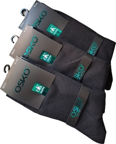 Носки OSKO 4 пары черный 41-47