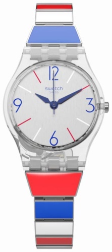 Кварцевые Swatch Lady Miss Mariniere LK364G пластик