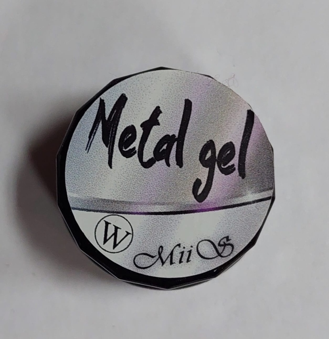 MiiS гель для дизайна Metall gel Металл 5 мл