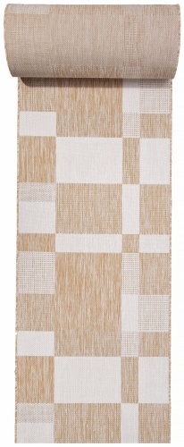 Ковровая дорожка MERINOS безворсовая, резина, полипропилен, 100 см x 3.5 м