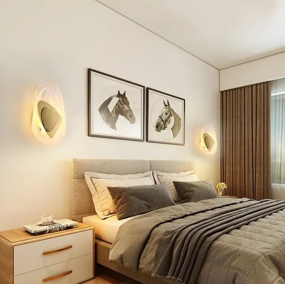 Бра настенный Light LED, черный, белый