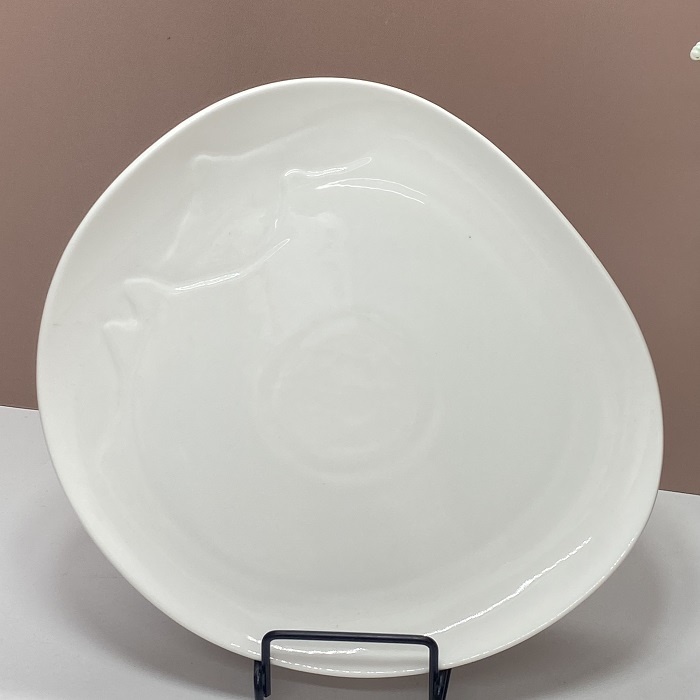 Тарелка Yiwumart 23x26 см, 1 шт, фарфор