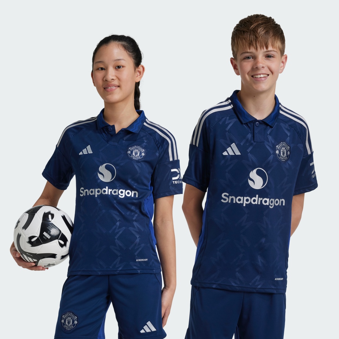Футболка adidas CLUB - MANCHESTER UNITED MUFC A JSY Y синий