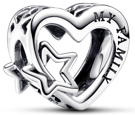 Шарм PANDORA «Семья – моя вселенная» 792829C00 вес 1.9 г серебро, без вставок