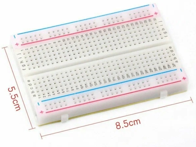 Макетная плата для микрокомпьютера MRM-POWER Breadboard 400 точек 10x3 см