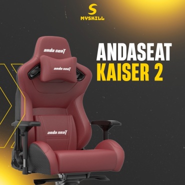 Игровое кресло AndaSeat AndaSeat Kaiser 2 Maroon, бордовый