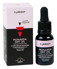Carreot укрепляющее сухое масло Monarda oil с витаминами A,E,F 15 мл