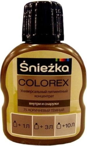 Sniezka колеровочная паста, 75 Темно-коричневый, 100 мл
