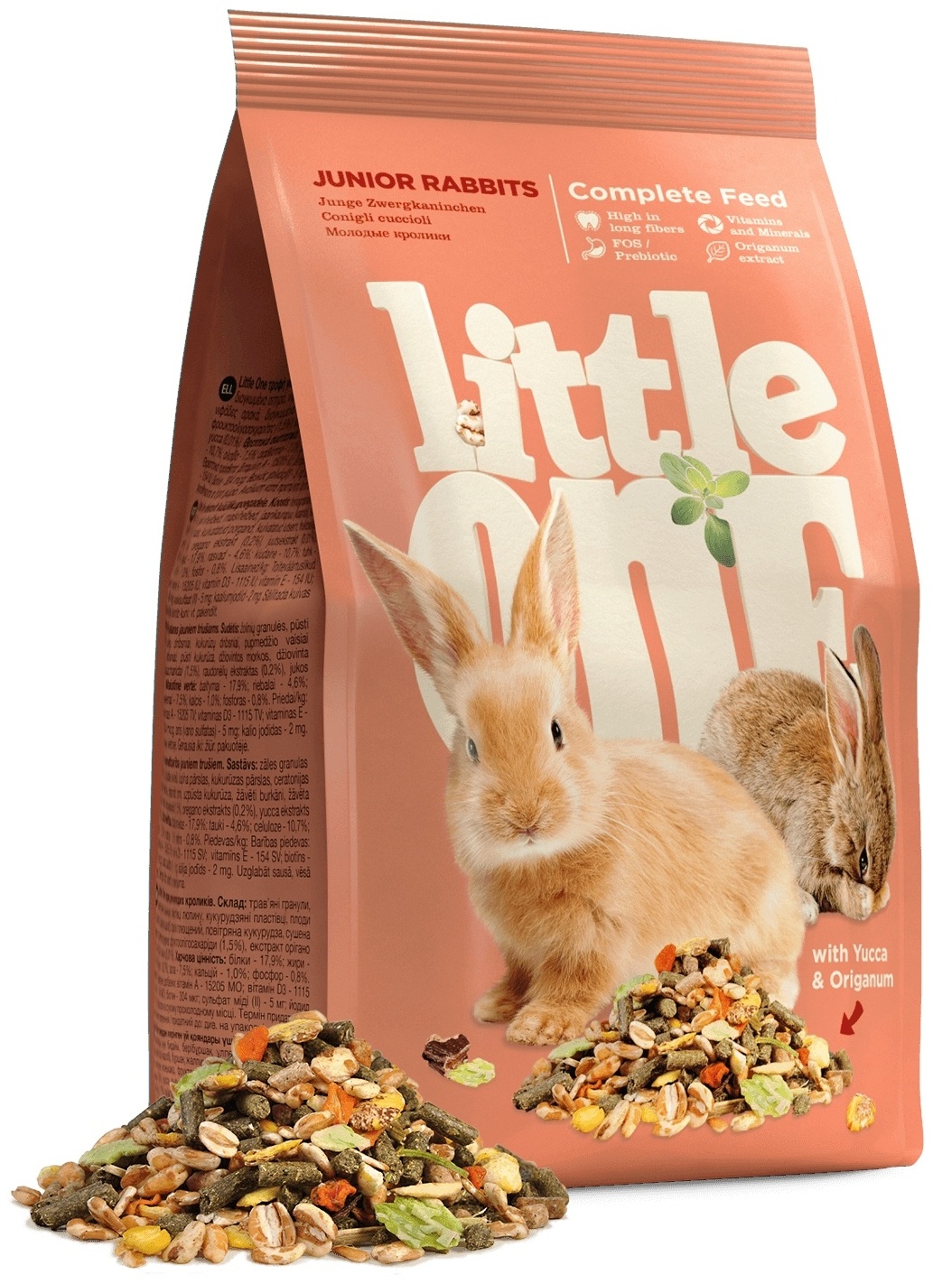 Купить Корм Little One для молодых кроликов 0.4 кг в Алматы – Магазин ...