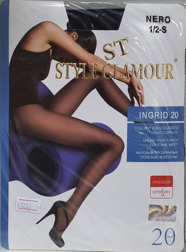 Колготки STYLE GLAMOUR черный
