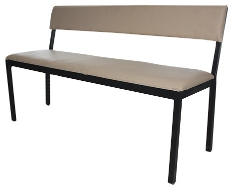 Скамейка со спинкой ZETA 40x120x73 см