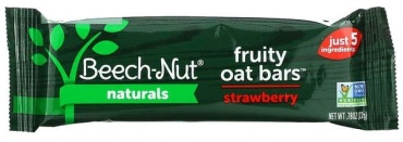 Beech-Nut Nutrition батончик фруктово-овсяный Naturals клубника 5 шт
