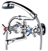 Смеситель для ванны ZEGOR DMT3-A722, силумин, цвет хром