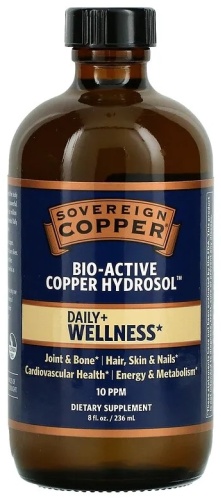Bio-Active Copper Hydrosol, 10 PPM раствор 236 мл
