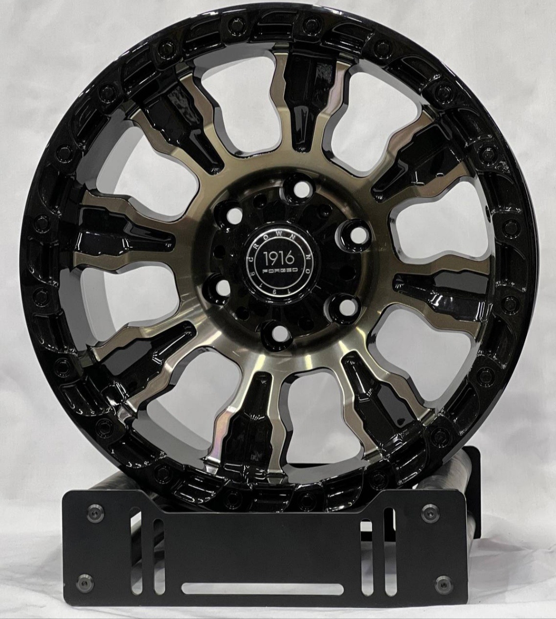TT 002 9x17/6x139.7 D110.1 ET0 4 диска черный, серебристый