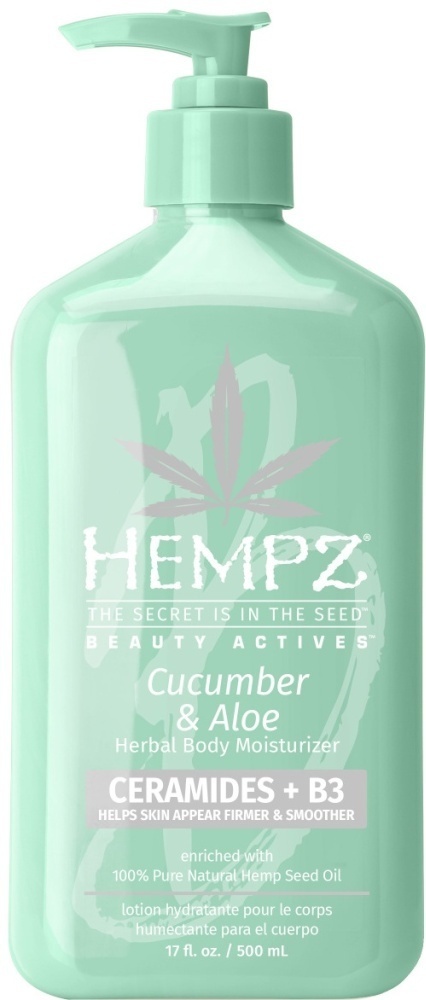 Hempz Cucumber Aloe Ceramides B3 молочко для тела 500 мл