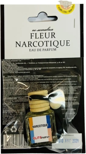 ELITE PARFUM ароматизатор жидкий 6939 Narcotique 5 мл