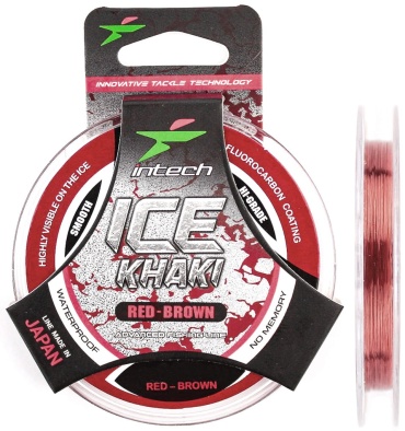 INTECH Ice Khaki 0.185 мм красная