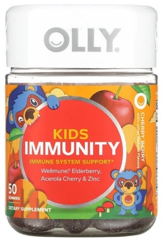 OLLY Kids Immunity, Cherry Berry таблетки 50 шт