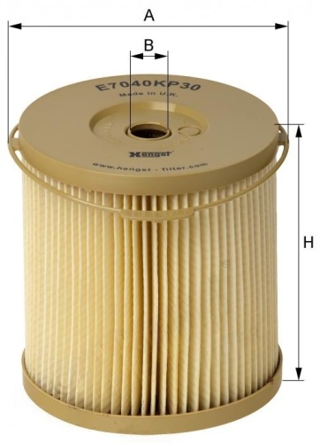 HENGST топливный фильтр E7040KP30