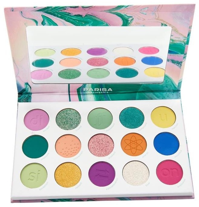 Parisa Cosmetics тени прессованные Набор теней для век "Diffusion" С2215-1 (15 оттенков) С2215-1