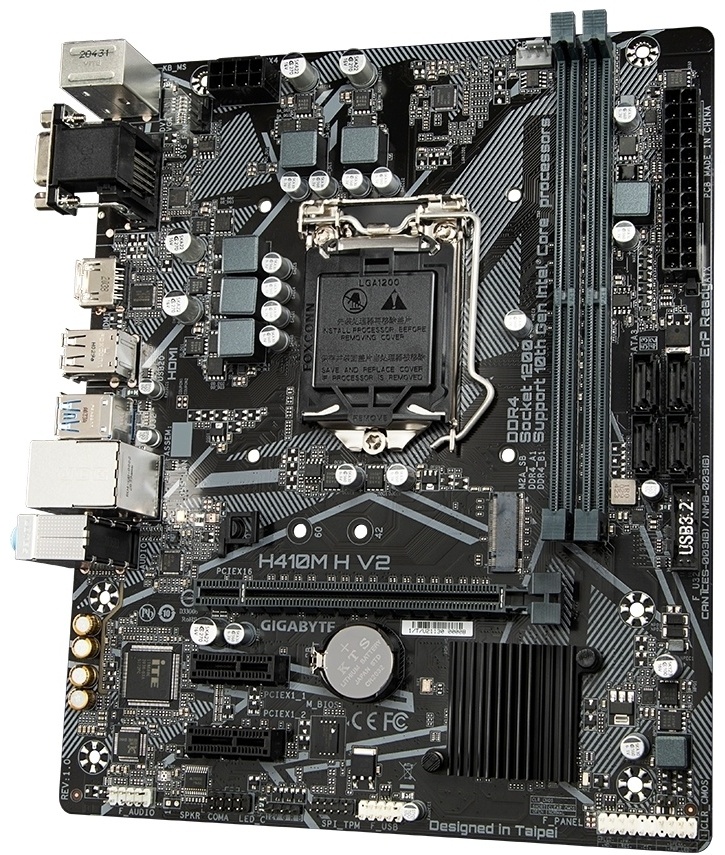 Материнская плата GIGABYTE H410M H V2