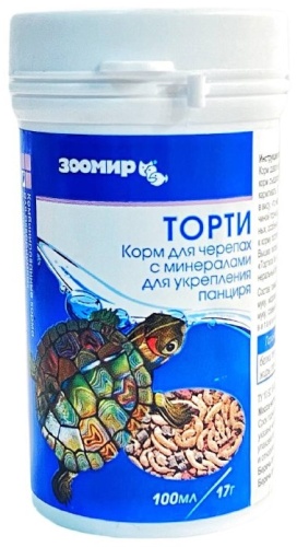 Зоомир Торти с минералами для укрепления панциря 17 г