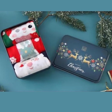 Madame Chantal CHMD Носки унисекс Merry Christmas банка женский набор