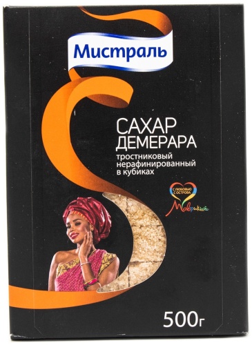 Мистраль сахар Демерара Тростниковый нерафинированный 500 г