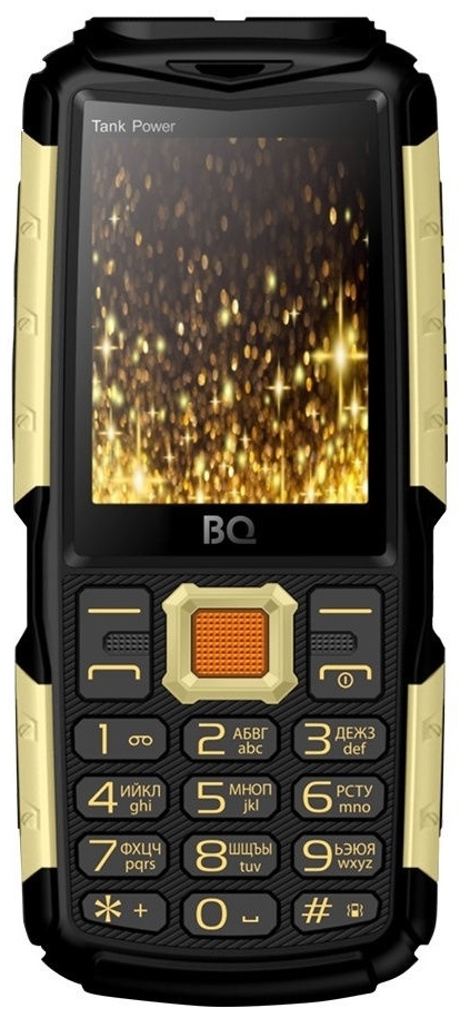 Купить Мобильный телефон BQ BQ-2430 Tank Power черный-золотистый в ...