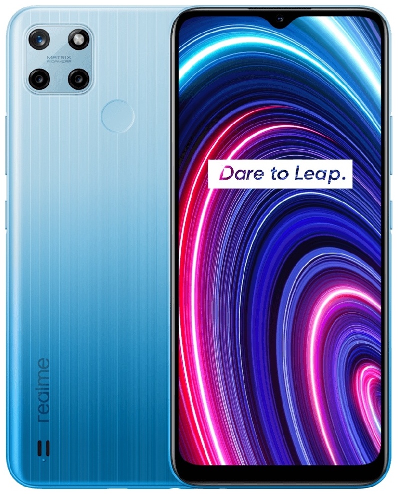Смартфон Realme C25Y 4 ГБ/128 ГБ голубой