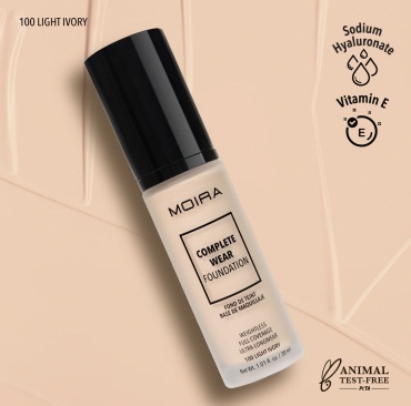MOIRA Complete Wear Foundation тональный крем 100 Light Ivory 30 мл