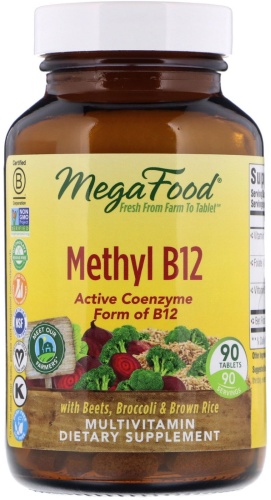 MegaFood витамин Methyl B12 90 таблеток